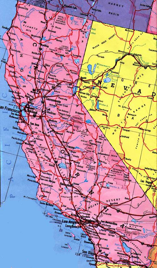 Map of California